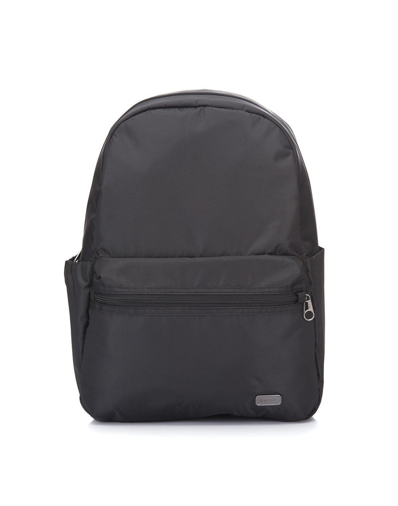Pacsafe daysafe anti-theft black colour backpack front view