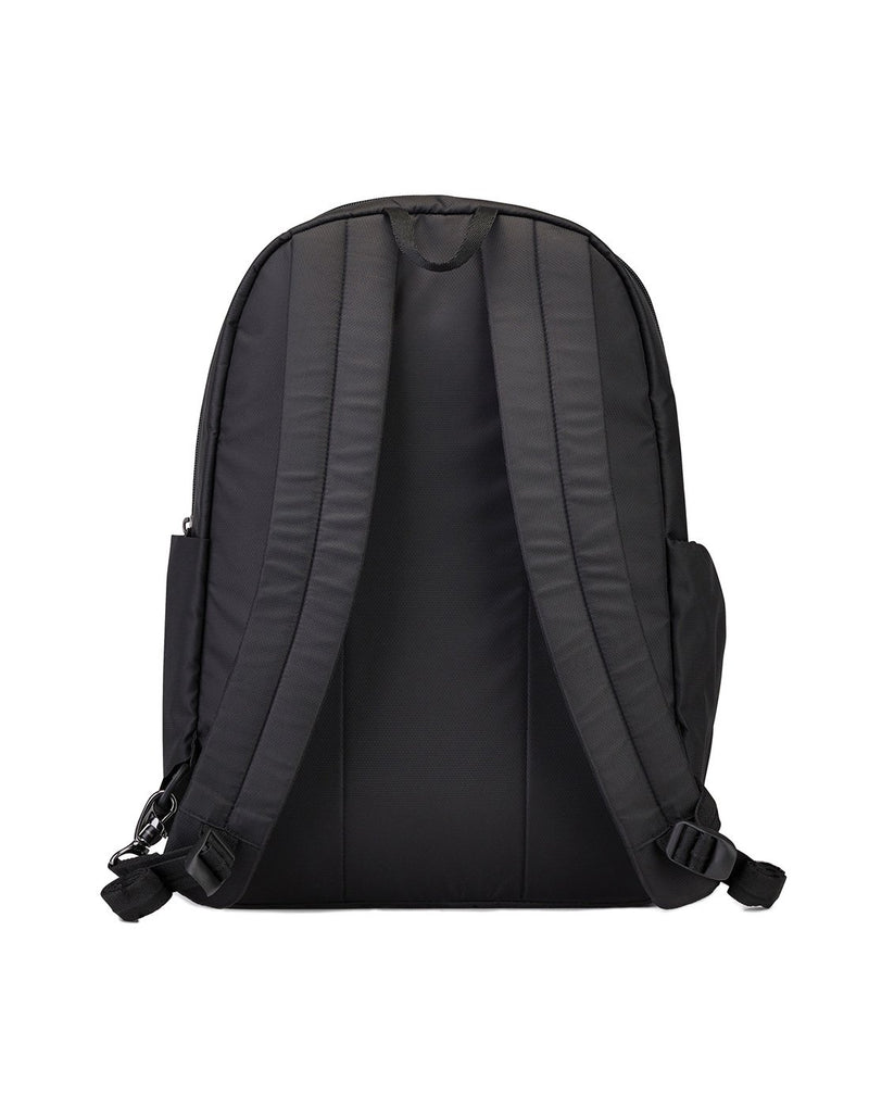 Pacsafe daysafe anti-theft black colour backpack back view