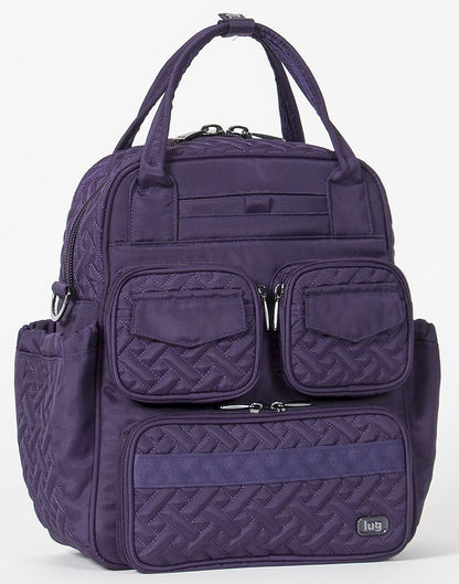 Lug mini brushed concord colour puddle jumper tote bag front view