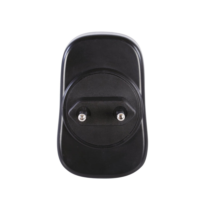 Austin house europe adapter black colour back view