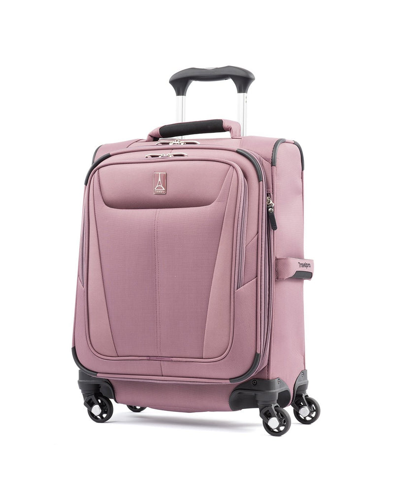 Travelpro maxlite 5 19" intl spinner dusty rose colour luggage bag front view