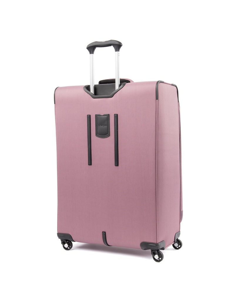Travelpro maxlite 5 29" exp spinner dusty rose colour luggage bag back view