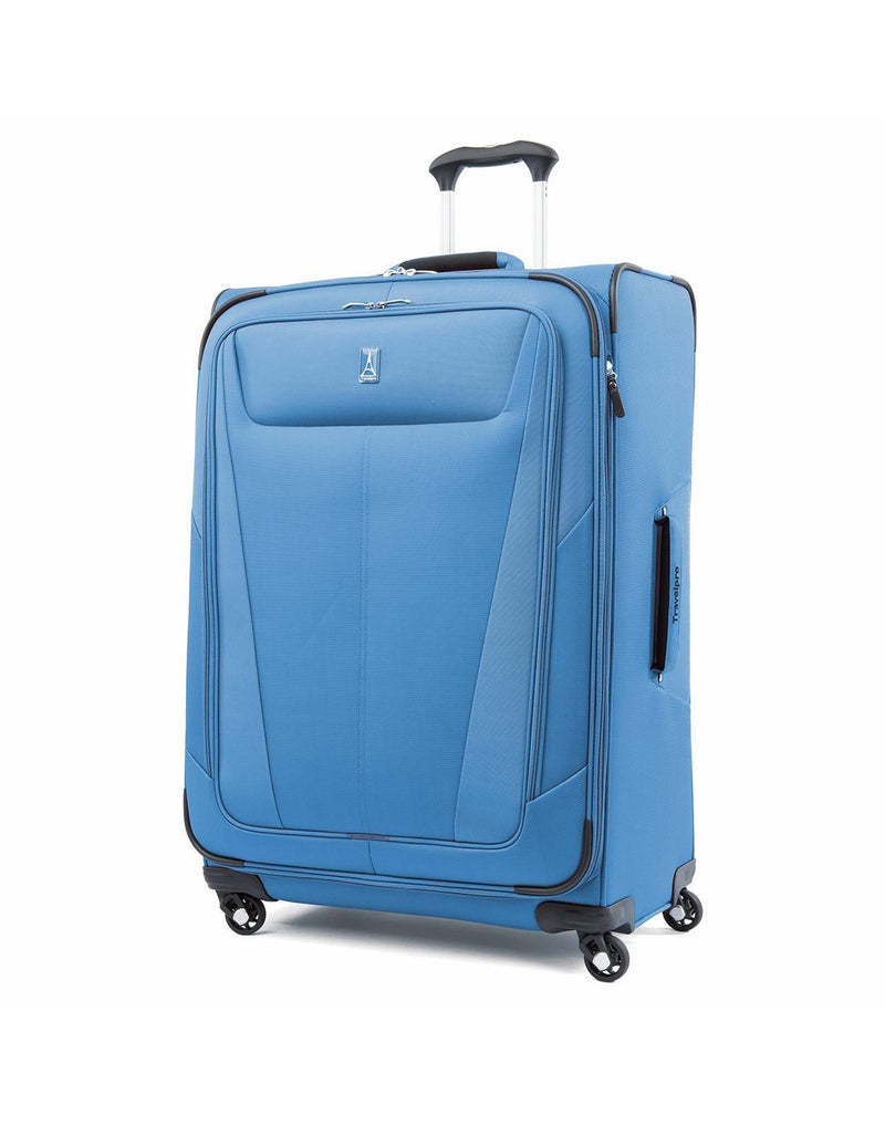 Travelpro maxlite 5 29" exp spinner azure blue colour luggage bag front view