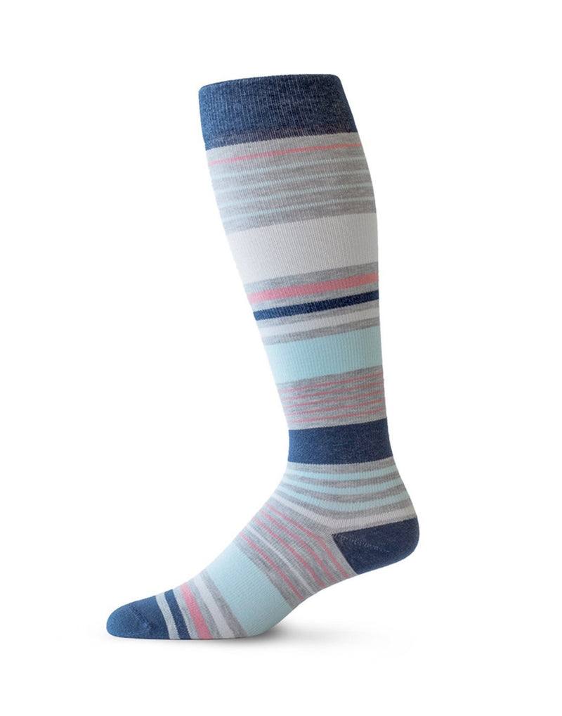 Unisex knee-high compression socks cotton - daylight savings side view