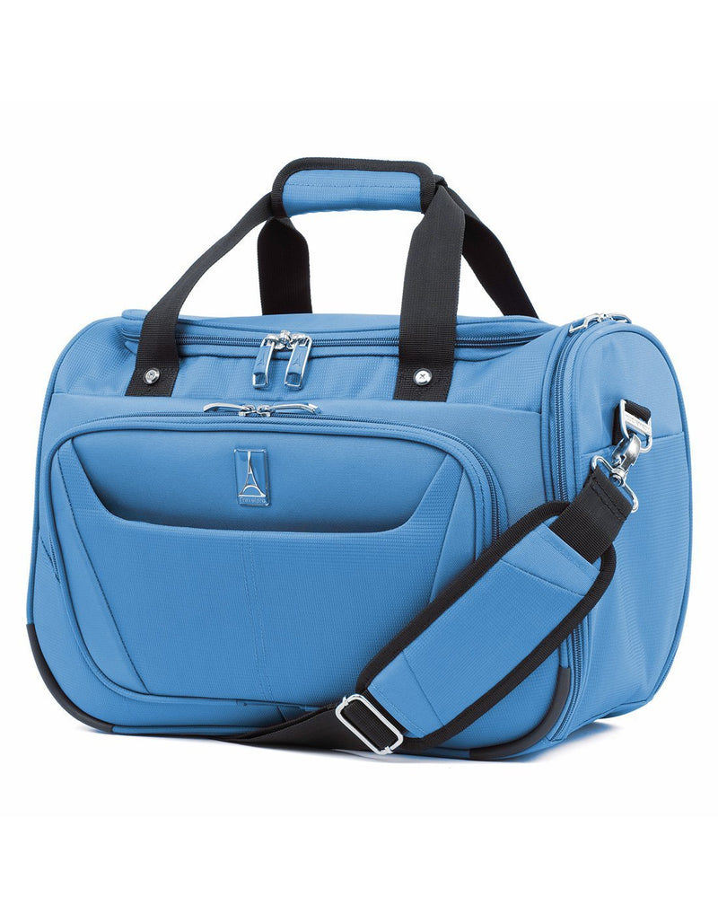 Travelpro maxlite 5 11" azure blue colour soft tote front view