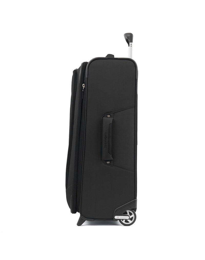 Travelpro maxlite 5 26" rollaboard black colour luggage bag side view