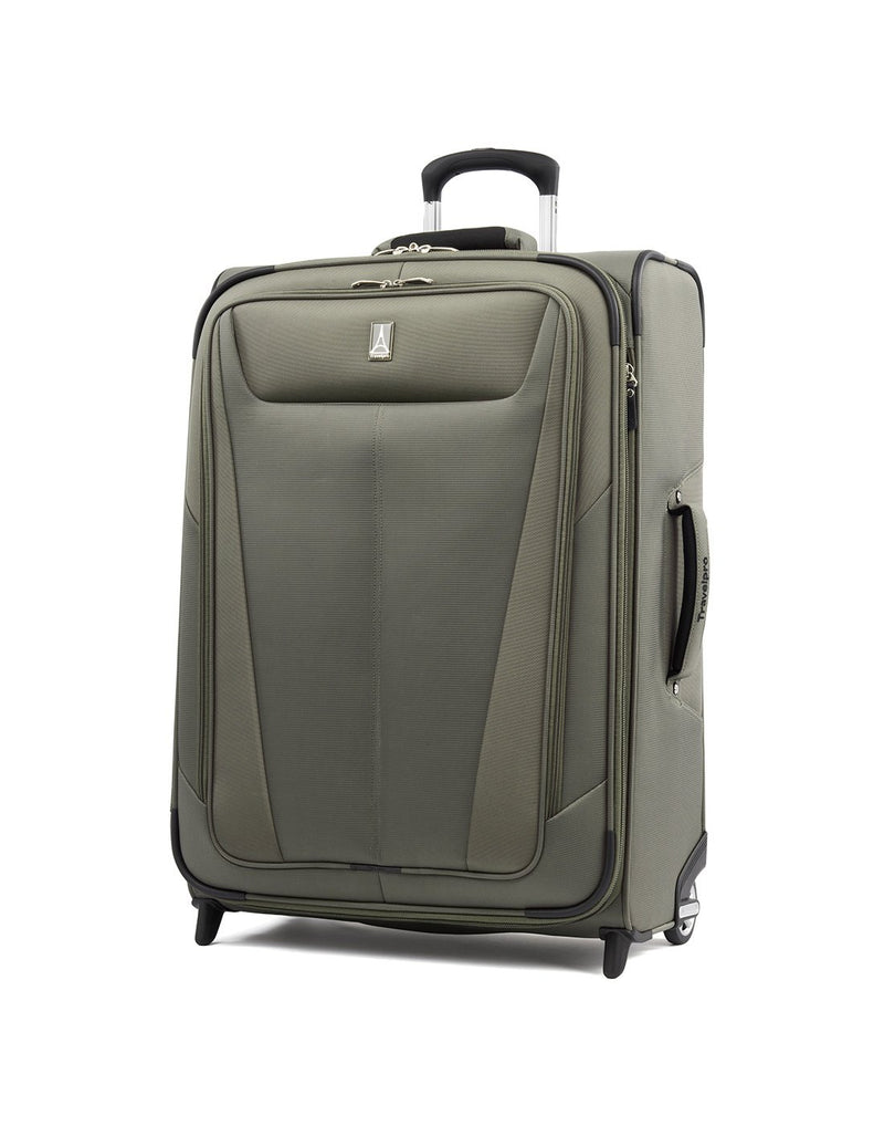 Travelpro maxlite 5 26" rollaboard slate green colour luggage bag front view