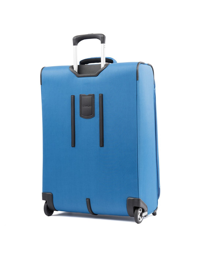 Travelpro maxlite 5 26" rollaboard azure blue colour luggage bag back view