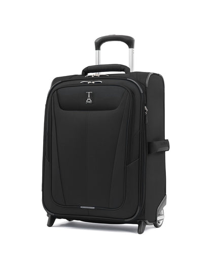 Travelpro maxlite 5 20" intl rollaboard black colour luggage bag front view