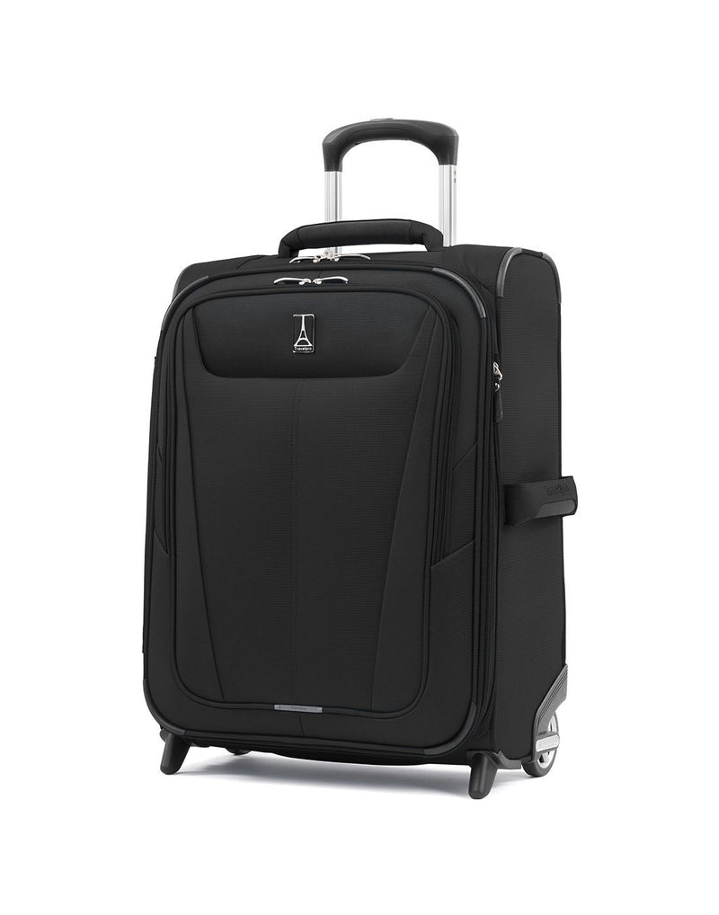 Travelpro maxlite 5 20" intl rollaboard black colour luggage bag front view