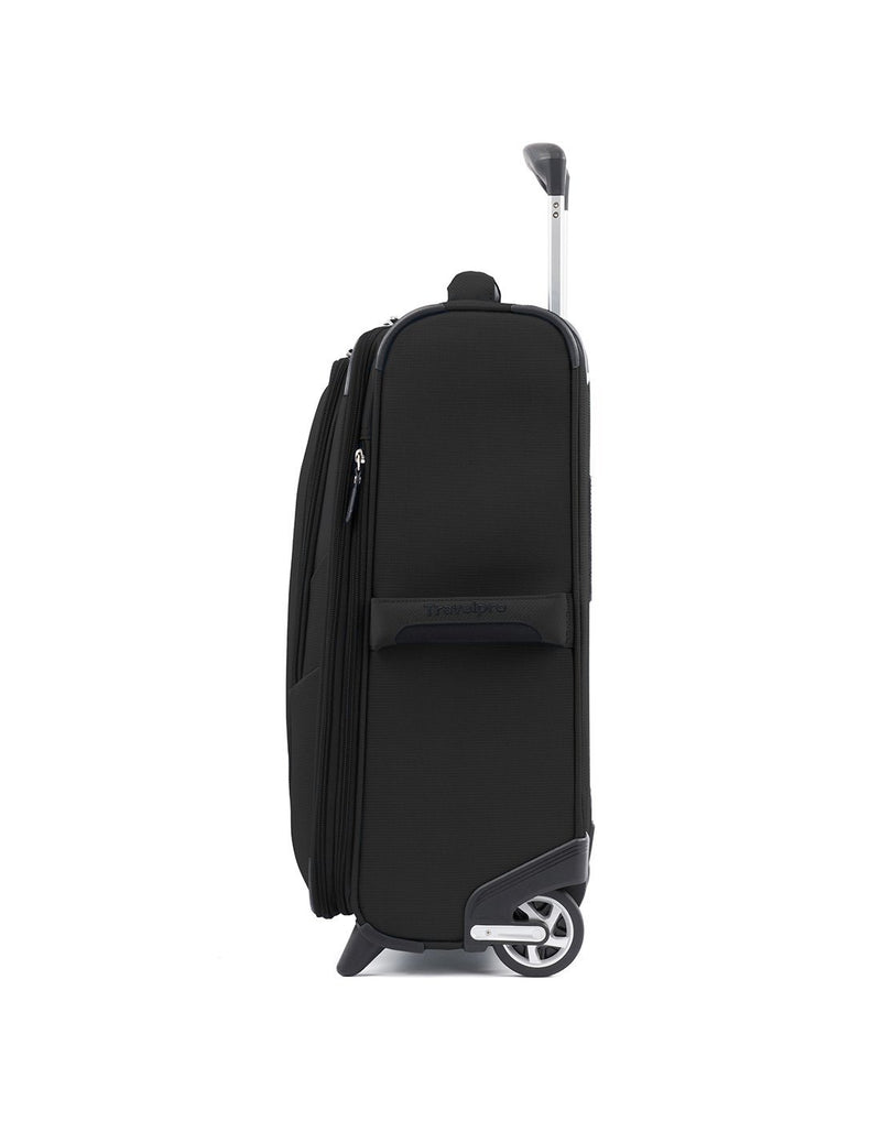 Travelpro maxlite 5 20" intl rollaboard black colour luggage bag side view