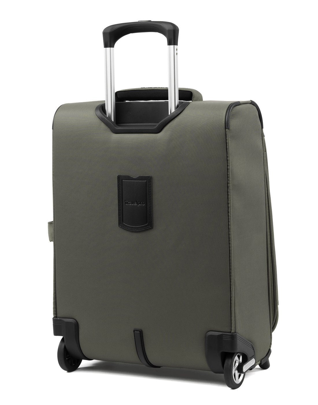 Travelpro maxlite 5 20" intl rollaboard slate green colour luggage bag back view