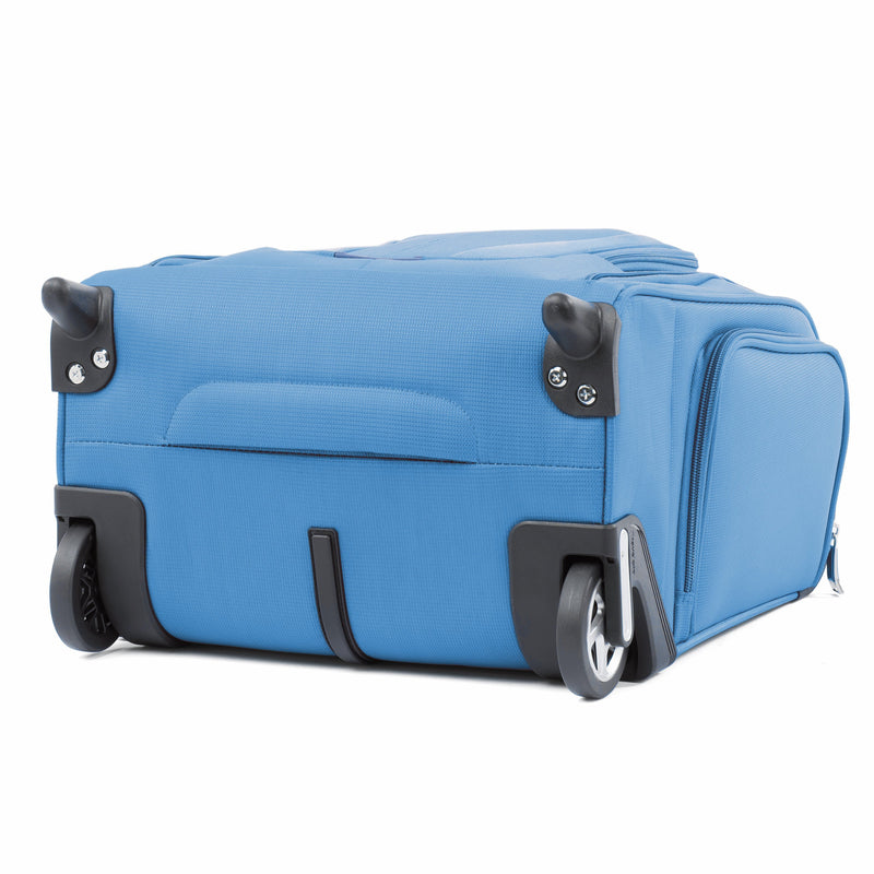 Travelpro maxlite 5 azure blue colour rolling underseat bag wheels