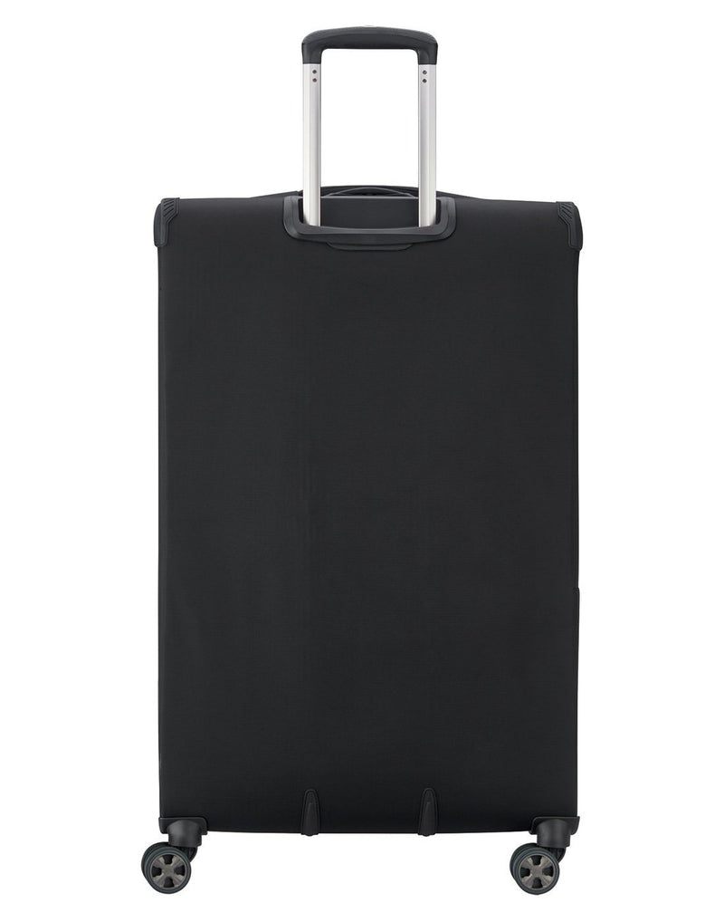 Delsey paris hyperglide 29" black colour luggage bag back view