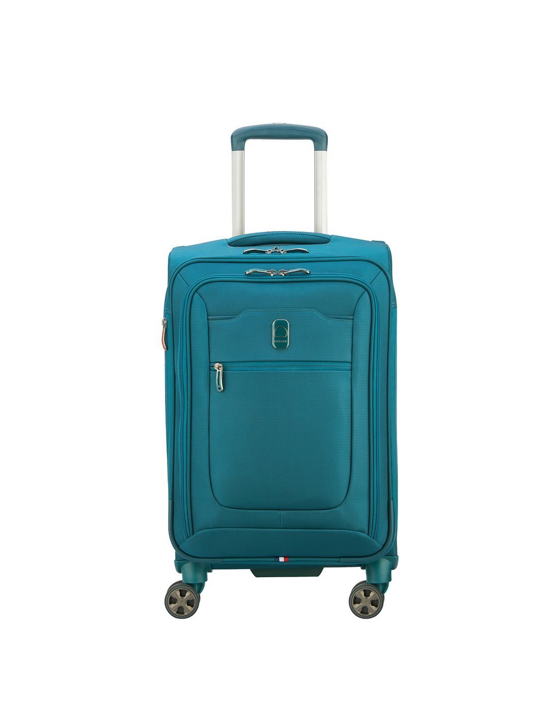 Delsey Paris Hyperglide 19" Spinner teal colour luggage bag front view