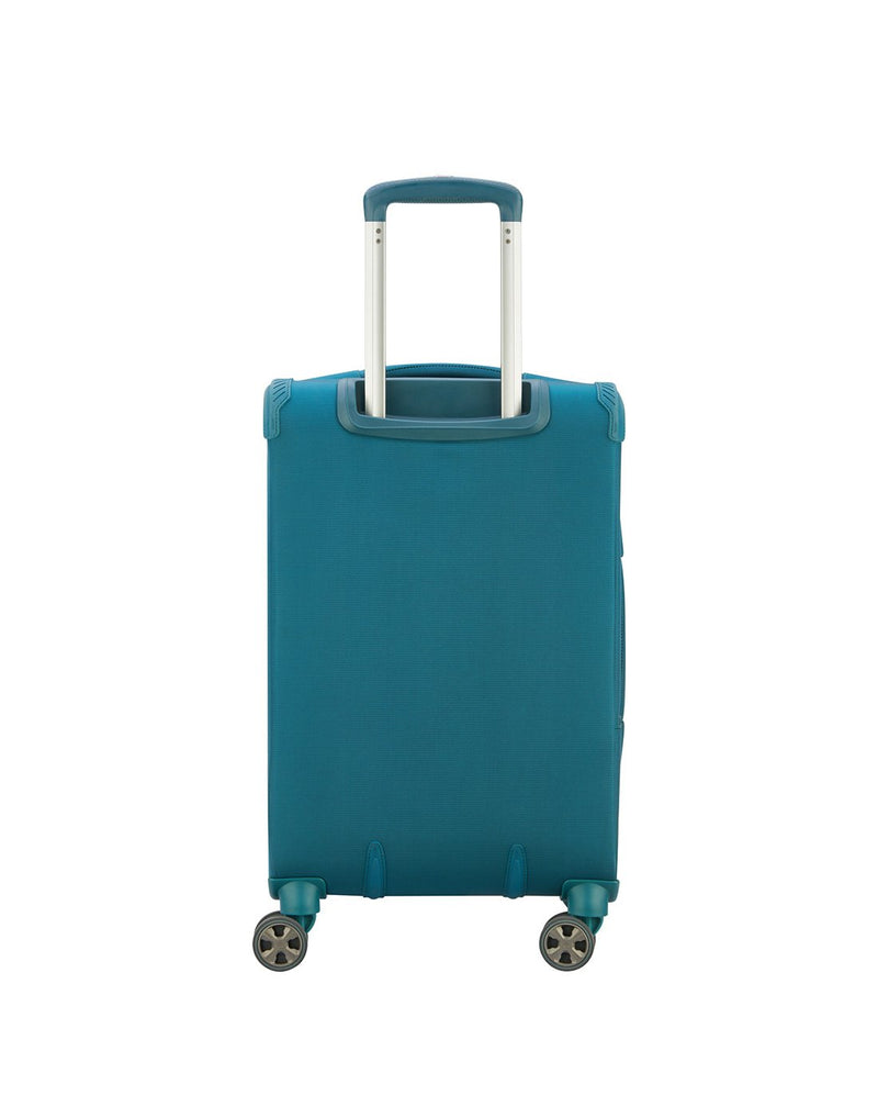 Delsey Paris Hyperglide 19" Spinner teal colour luggage bag back view