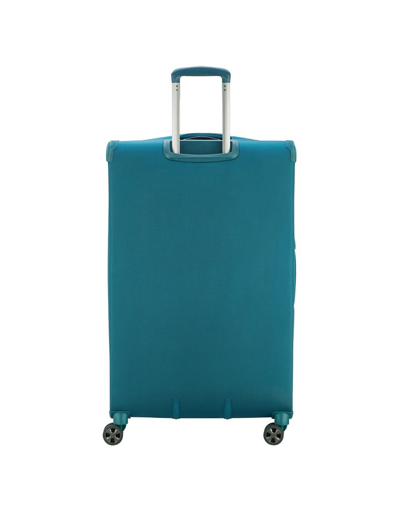 Delsey paris hyperglide 29" teal colour luggage bag  back view