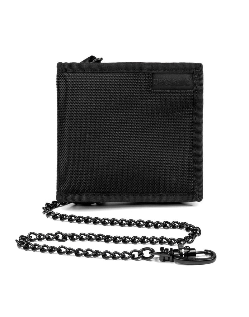 Pacsafe RFIDsafe Z100 Bi-fold wallet - black front view