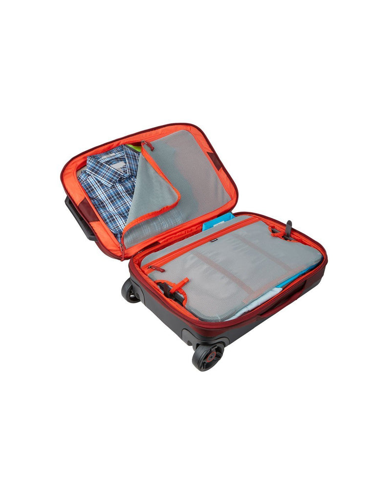 Thule subterra 55cm/22" ember colour luggage bag internal compression panel