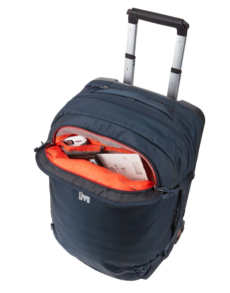 Thule subterra 55cm/22 mineral colour luggage bag top pocket