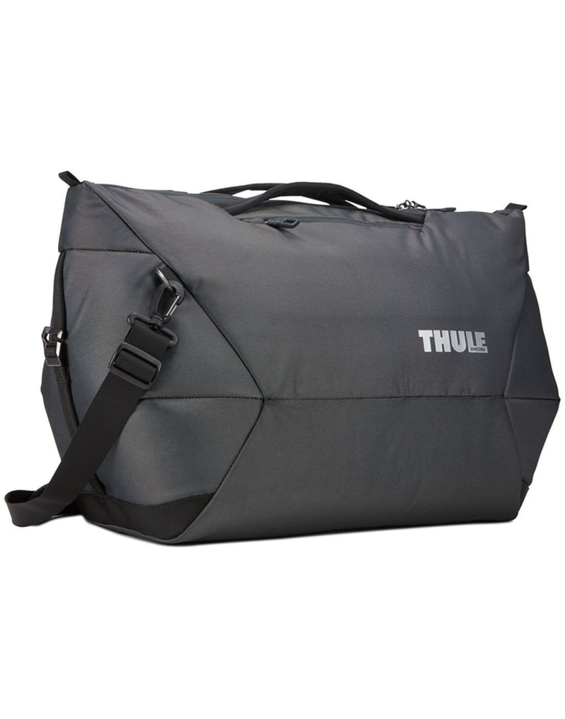 Thule subterra 45L dark shadow colour duffel bag front view