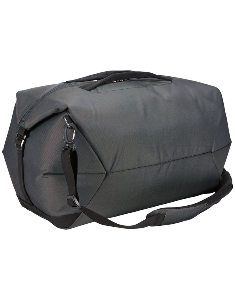 Thule subterra 45L dark shadow colour duffel bag back view
