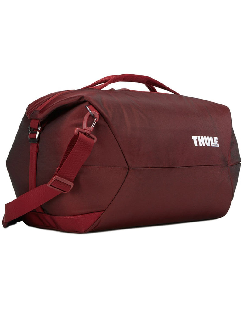 Thule subterra 45L ember colour duffel bag front view