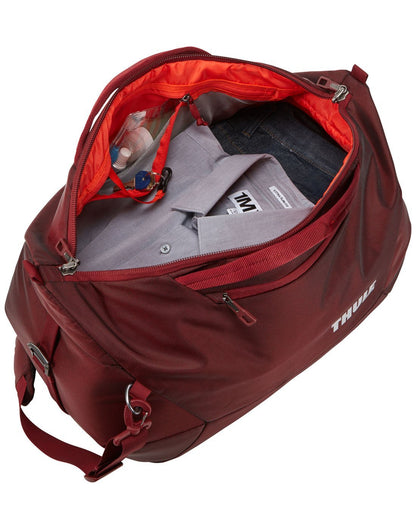 Thule subterra 45L ember colour duffel bag interior