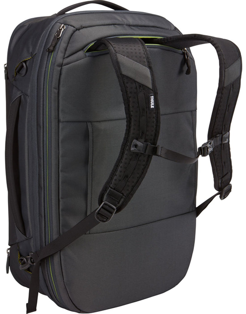 Thule subterra carry-on 40L dark shadow colourbag using as backpack
