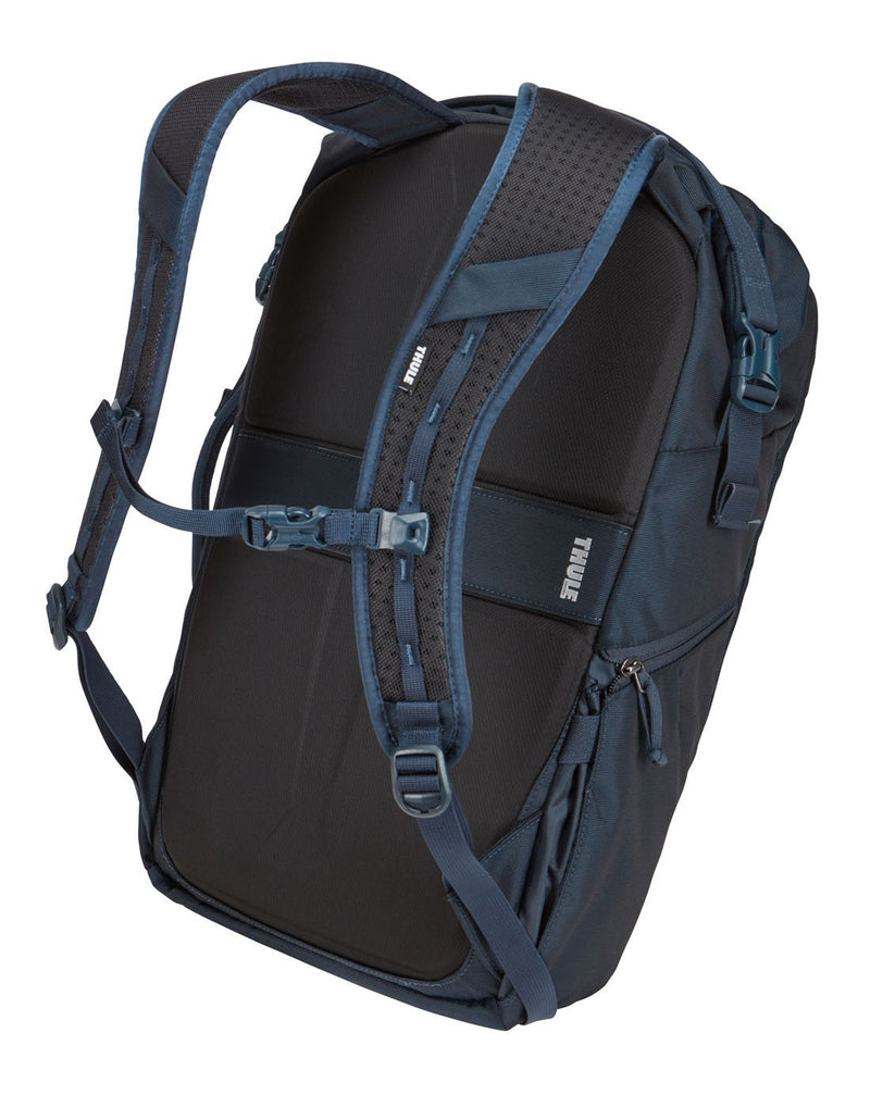 Thule subterra 34L mineral colour travel backpack shoulder straps