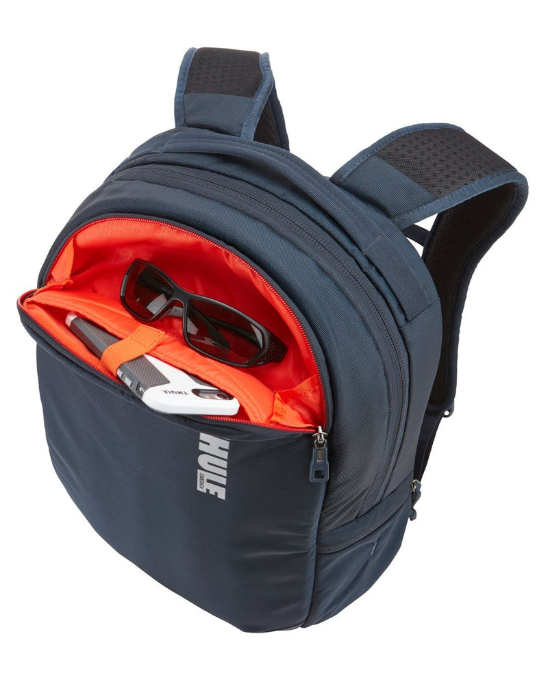 Thule subterra 23L mineral colour backpack front pocket
