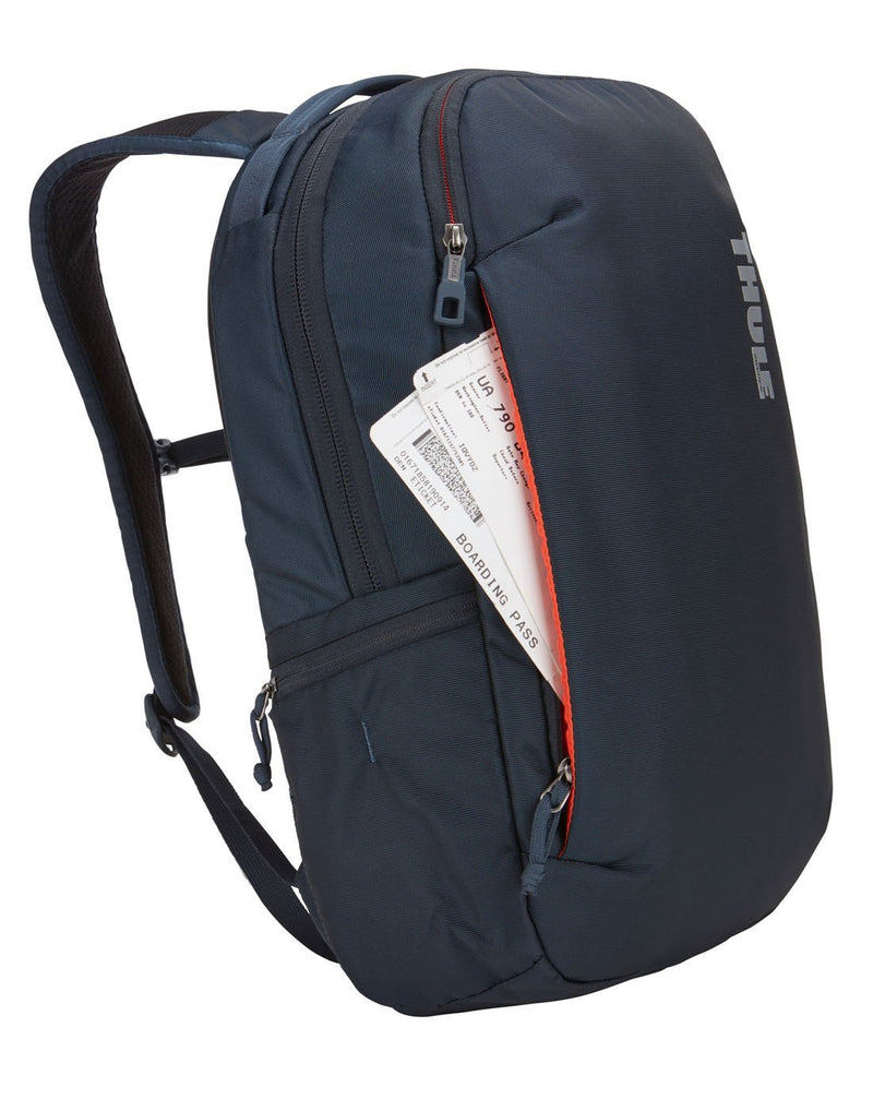 Thule subterra 23L mineral colour backpack side pocket