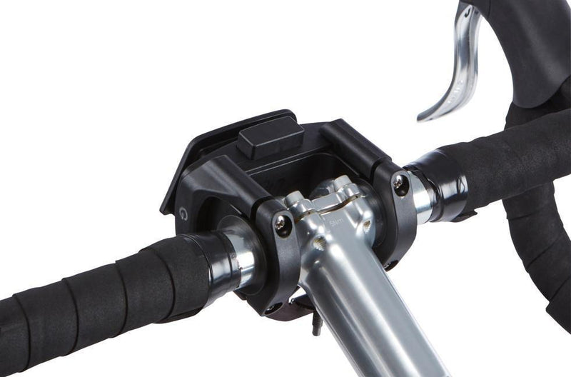 Thule single handlebar bike mount side view
