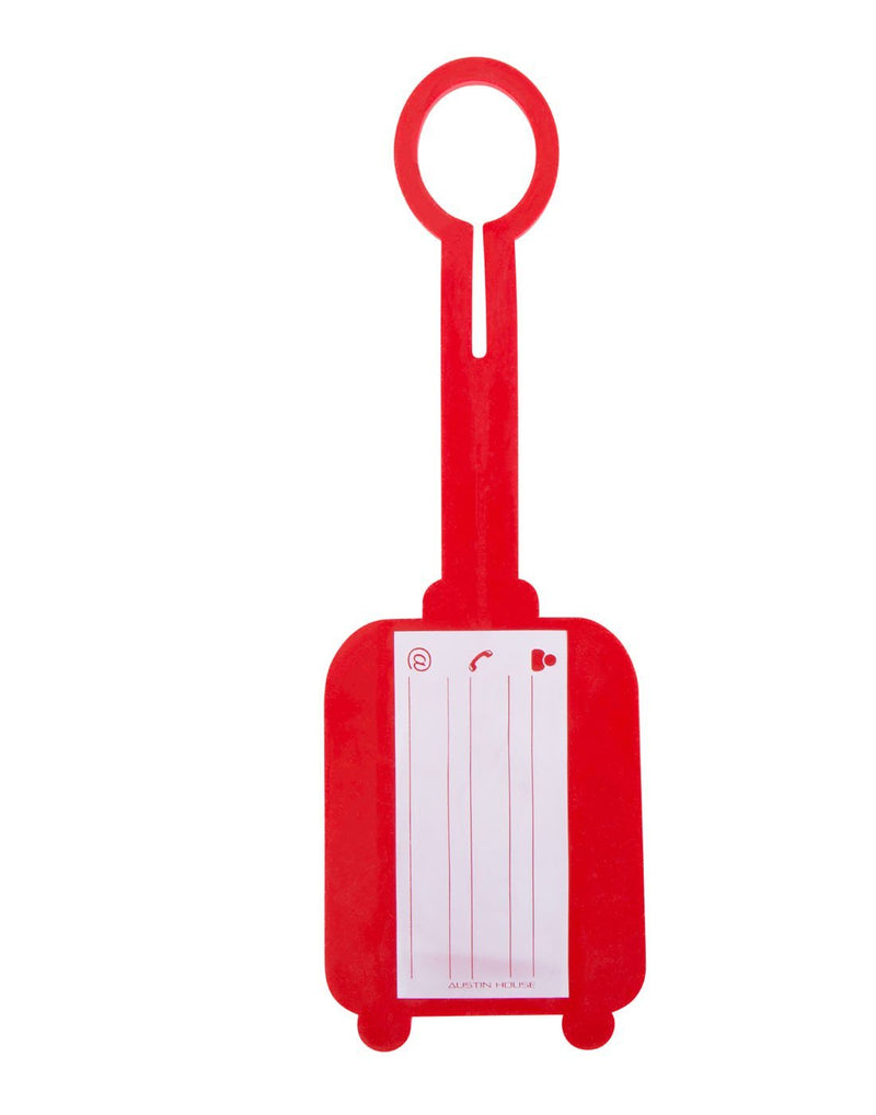 Austin house canadiana kit luggage tag front view