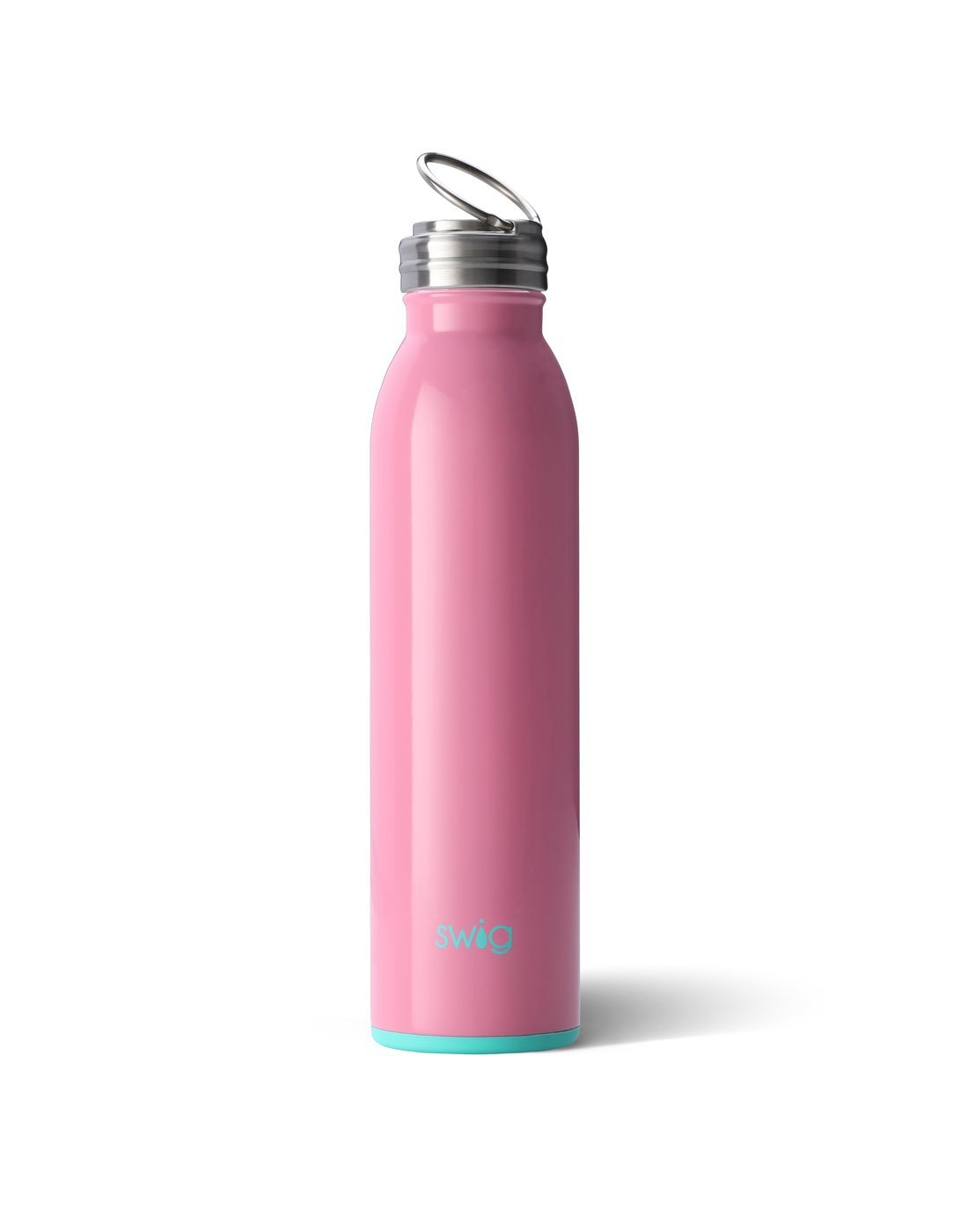 Swig 20 oz bottle - peony back view