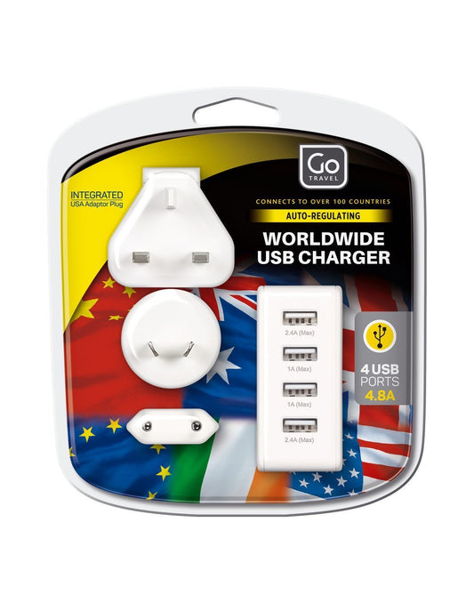 Product Image – Go travel worldwide USB charger packaged