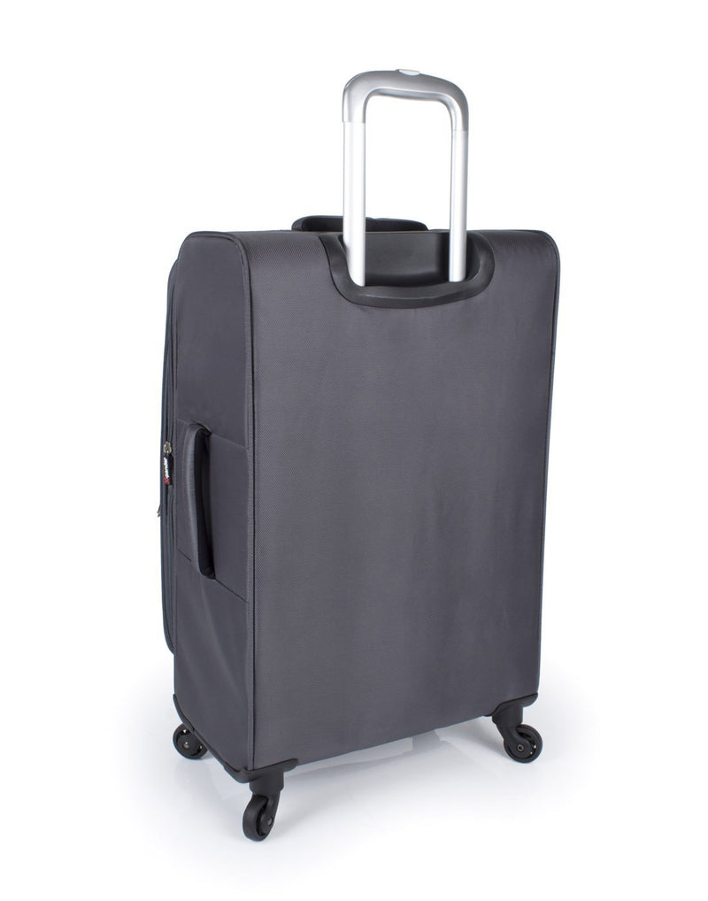 Ricardo beverly hills 24" expandable spinner gray colour luggage bag back view