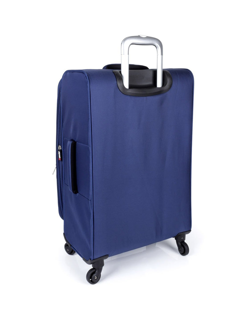 Ricardo beverly hills 24" expandable spinner navy colour luggage bag back view