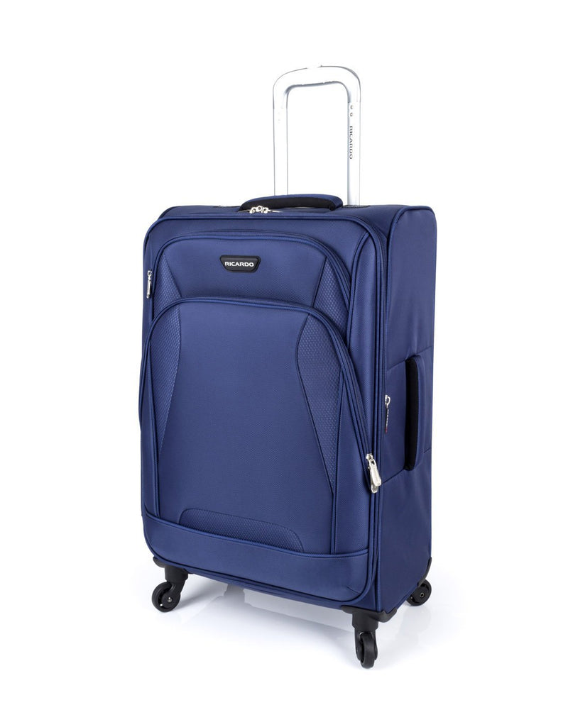 Ricardo beverly hills 24" expandable spinner navy colour luggage bag front view