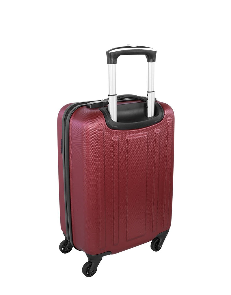 La sarinne spinner international carry-on 20" red colour luggage bag back view