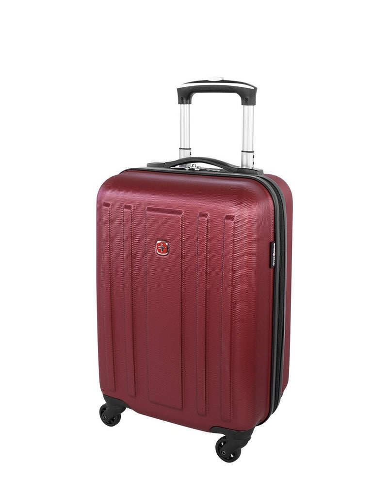 La sarinne spinner international carry-on 20" red colour luggage bag front view