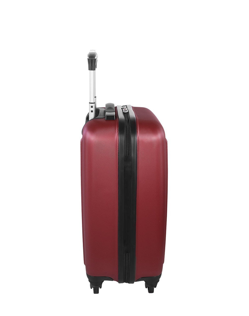 La sarinne spinner international carry-on 20" red colour luggage bag right side view
