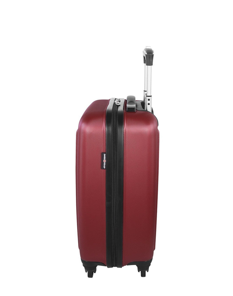 La sarinne spinner international carry-on 20" red colour luggage bag left side view