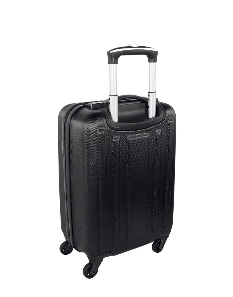 La sarinne spinner international carry-on 20" black colour luggage bag back view