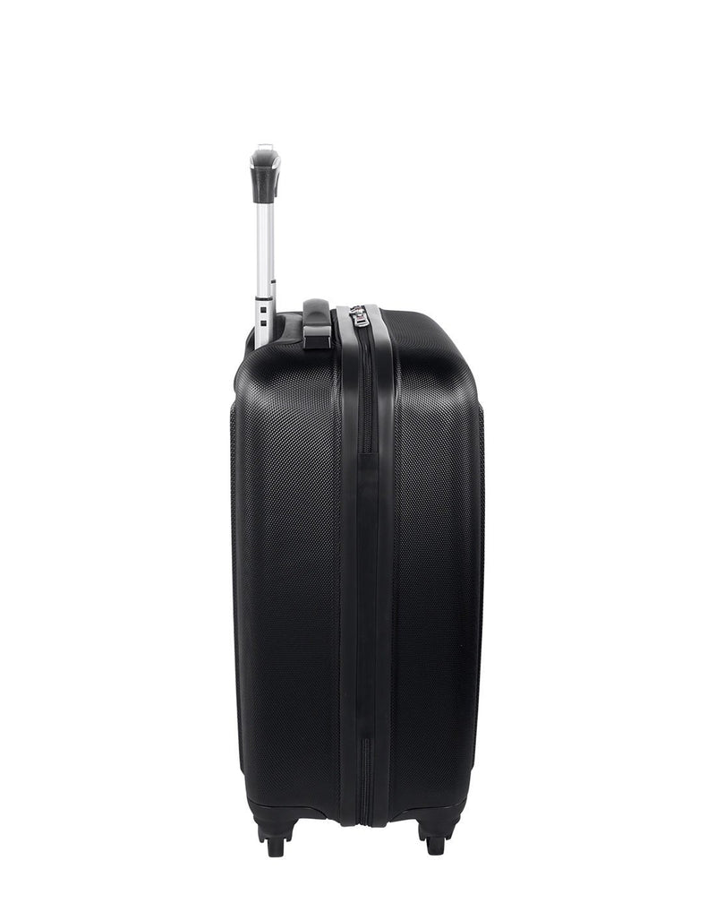 La sarinne spinner international carry-on 20" black colour luggage bag right side view