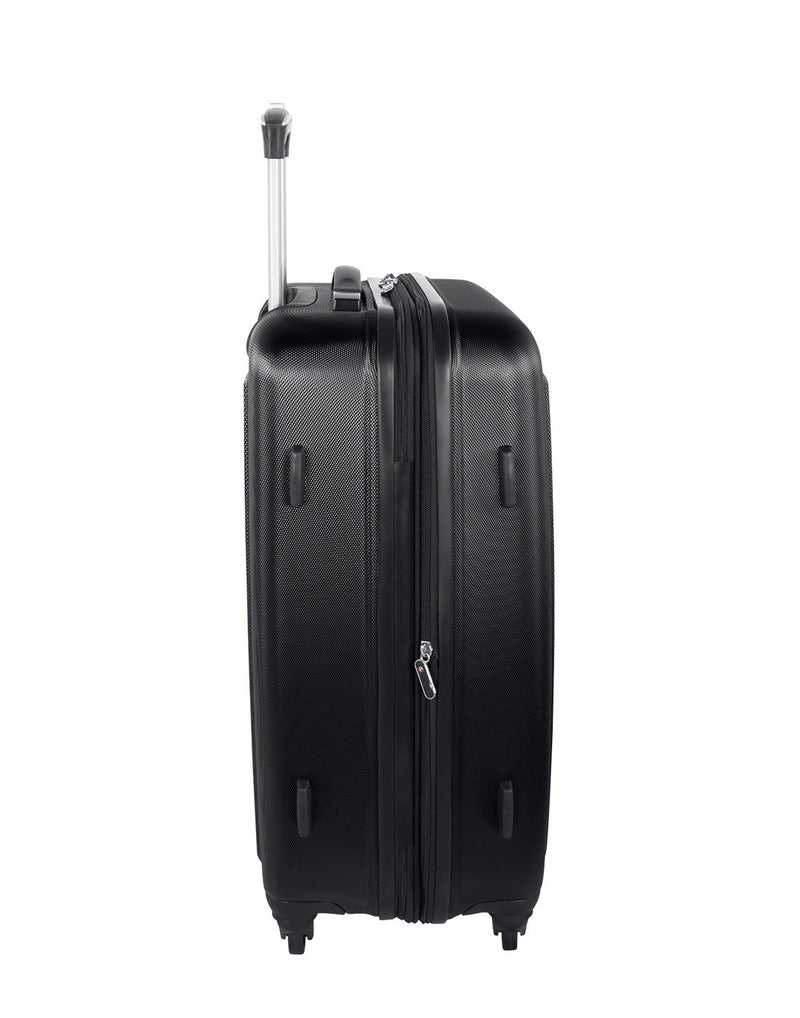 La sarinne 24" expandable spinner black colour luggage bag right side view