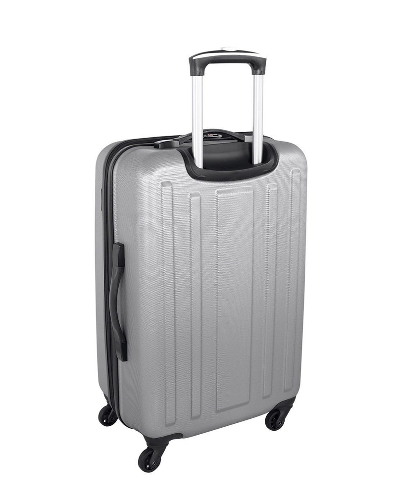 La sarinne 24" expandable spinner silver colour luggage bag back view