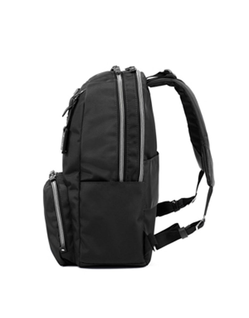 Travelpro maxlite 5 women's black colour backpack side view