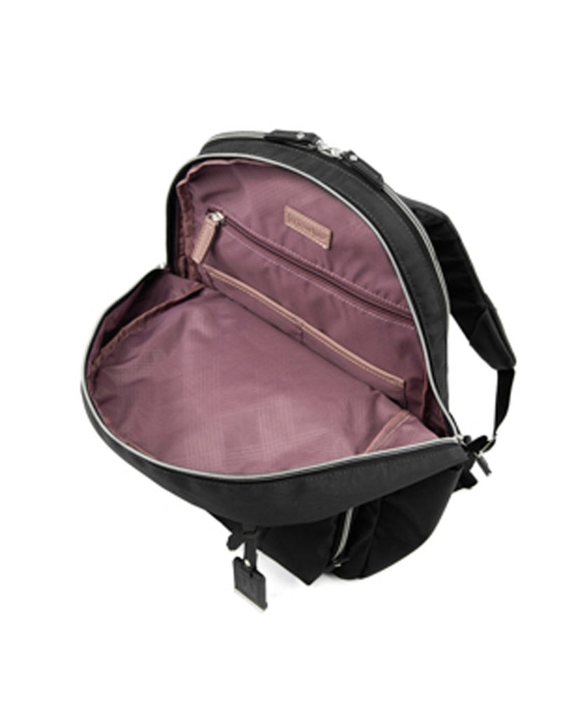 Travelpro maxlite 5 women's black colour backpack interior