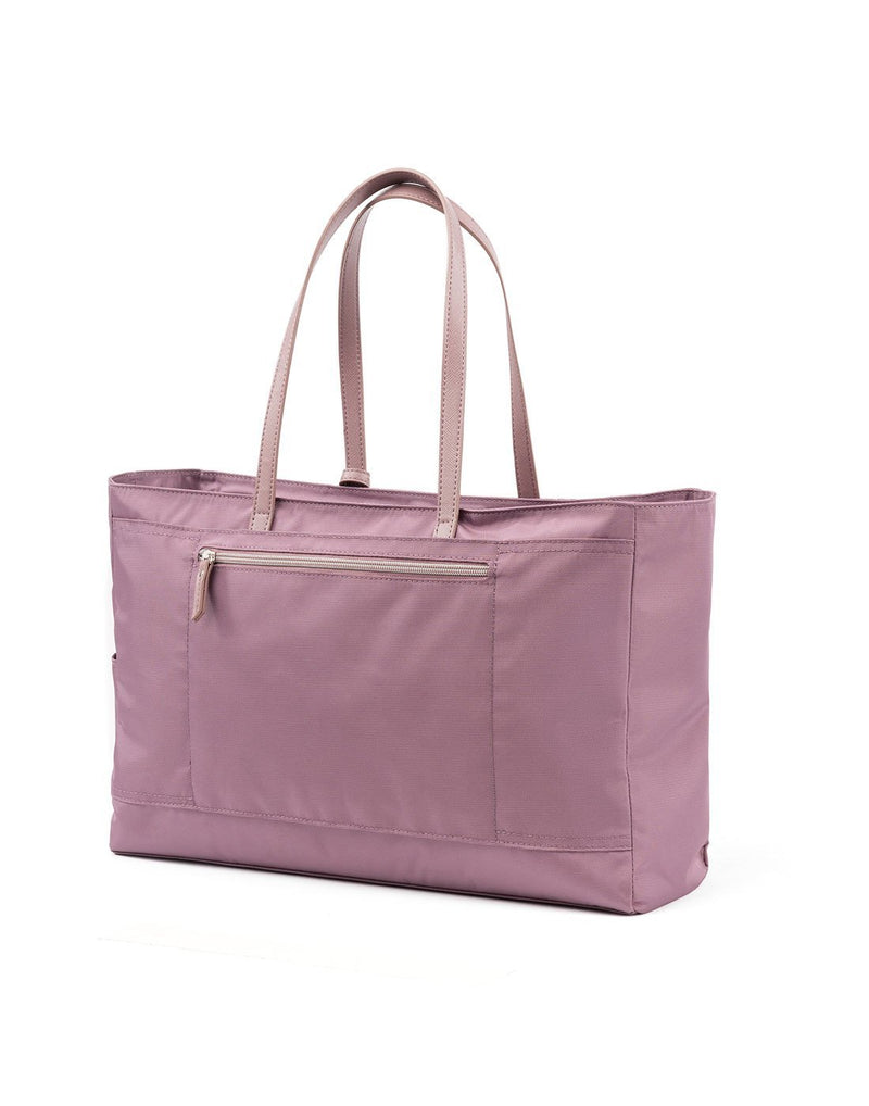 Travelpro maxlite 5 women's dusty rose colour tote back view